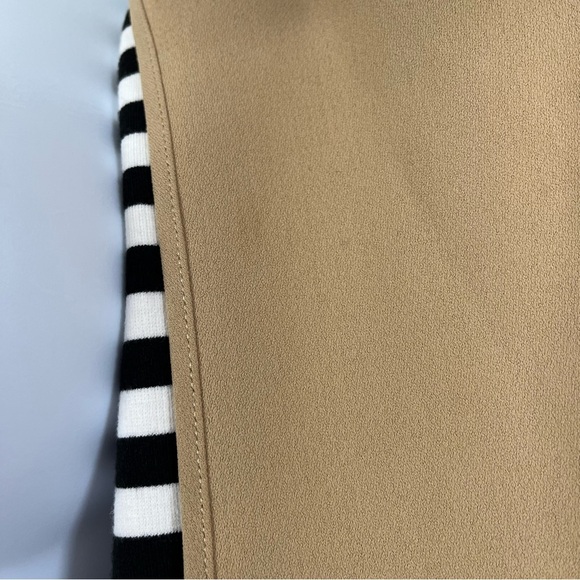 Chico’s Black Stripe Color Block Open Blazer - Picture 13 of 14